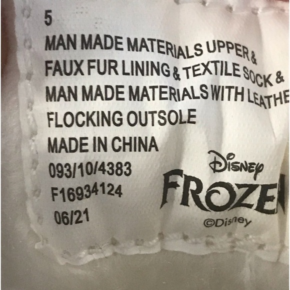 Disney Frozen Snow Boots Toddler Light Up Fur Lined Character Size 5 - Picture 9 of 9